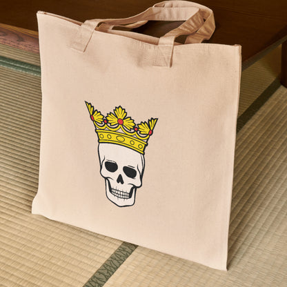 Creative skull design with floral crown for cutting projects