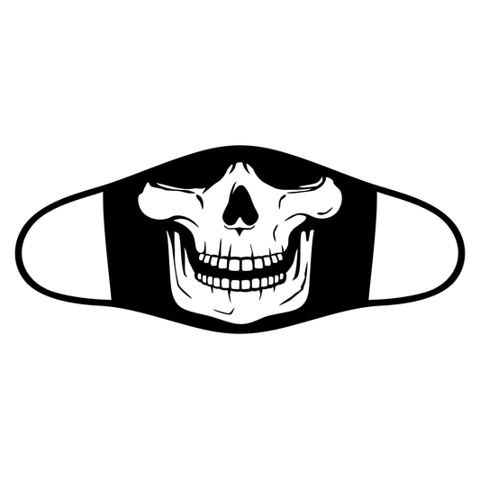 Creative skull design with mask for cutting machines