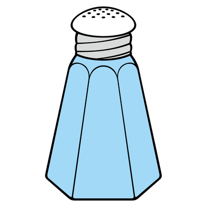 Stylish salt shaker vector for cutting machine designs