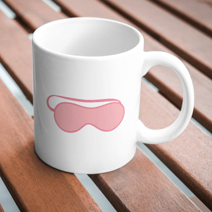 Creative pink sleep mask design for cutting machines
