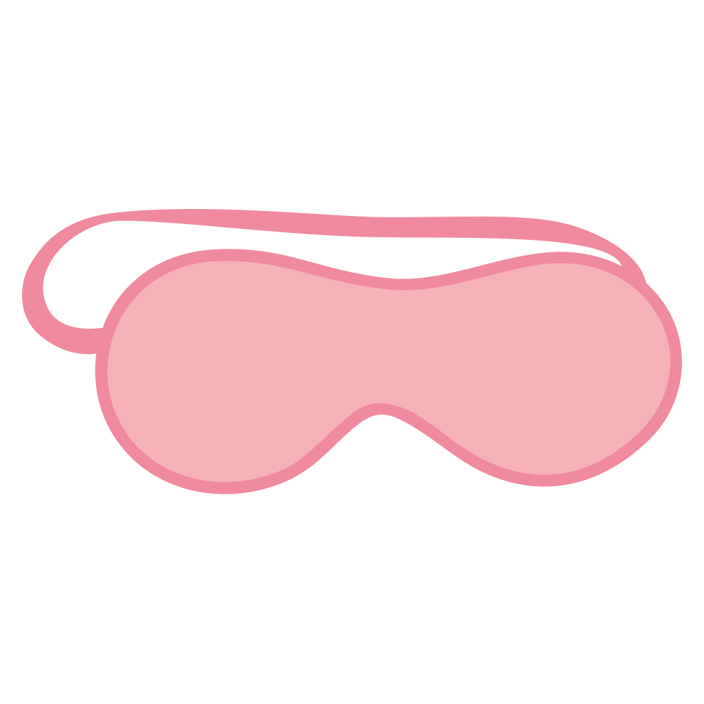 Creative pink sleep mask design for cutting machines