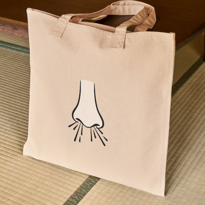 Creative sneezing nose illustration for cutting machines