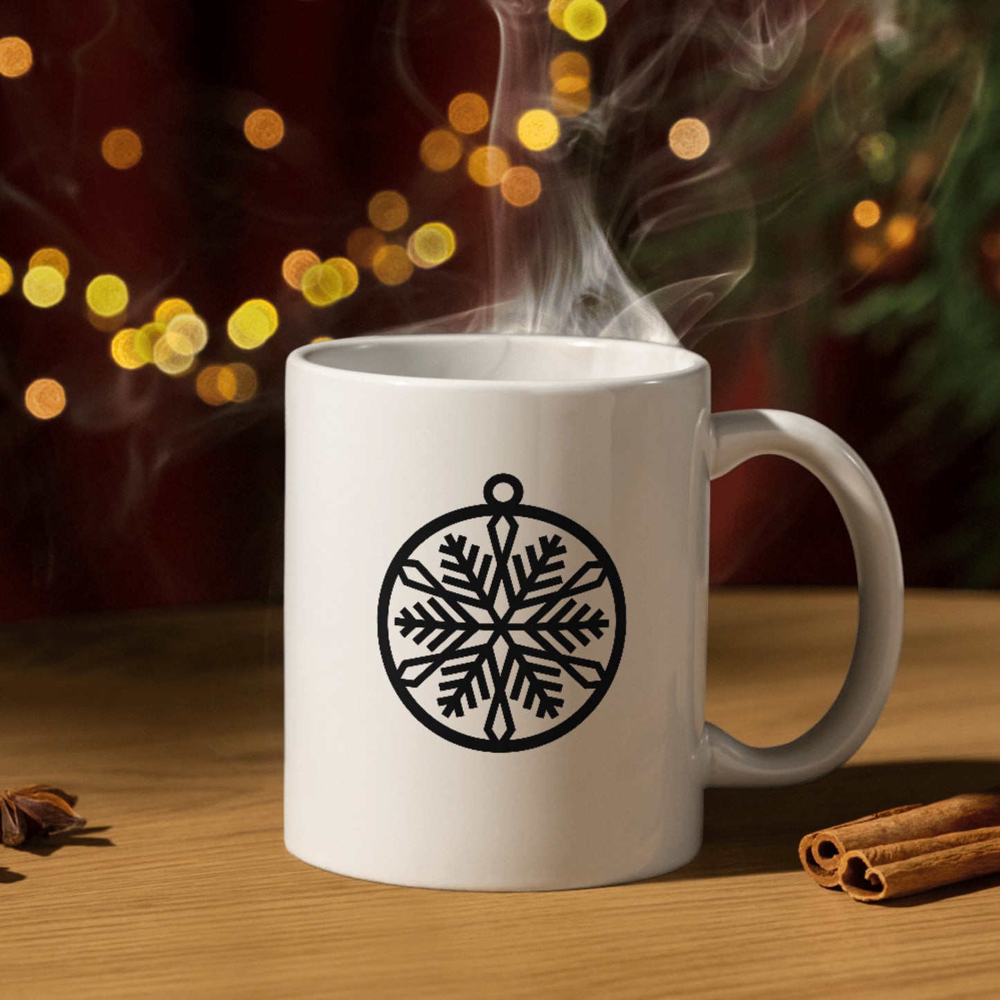 Unique snowflake ornament design for festive crafts