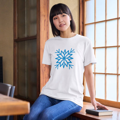 Beautiful snowflake vector design for creative projects
