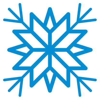 Beautiful snowflake vector design for creative projects