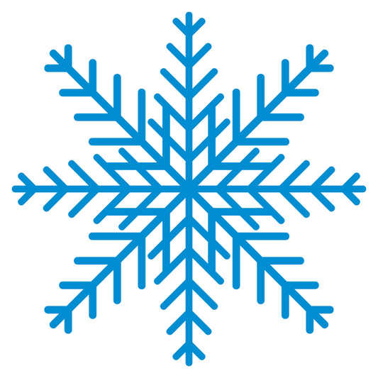 Charming snowflake vector design for creative projects