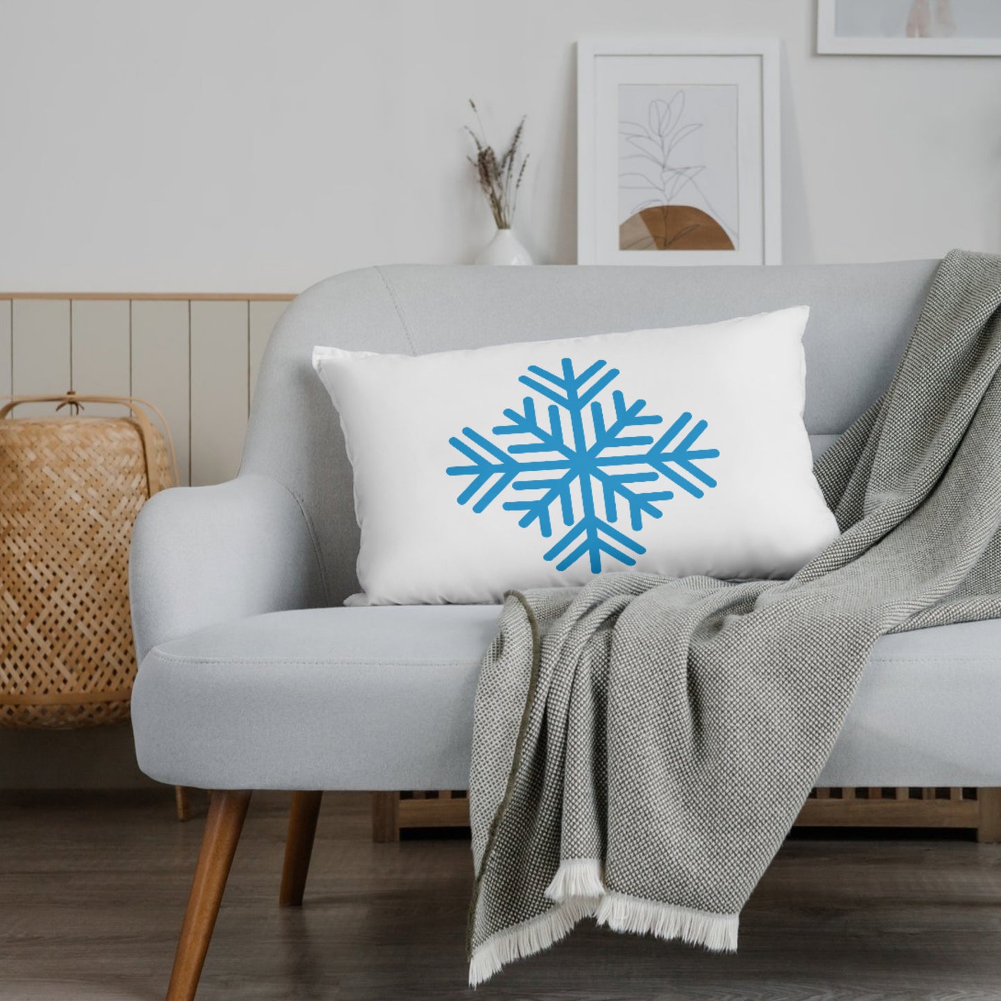 Unique snowflake vector icon for creative projects