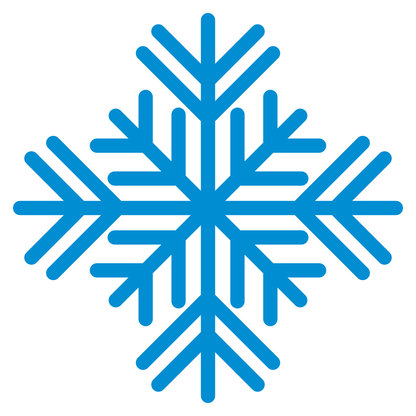 Unique snowflake vector icon for creative projects