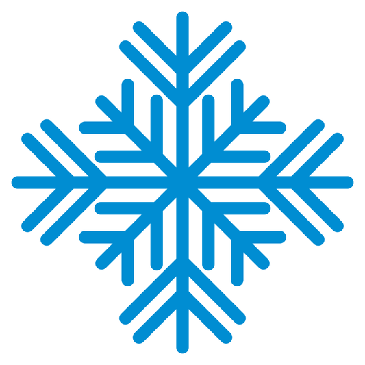Unique snowflake vector icon for creative projects
