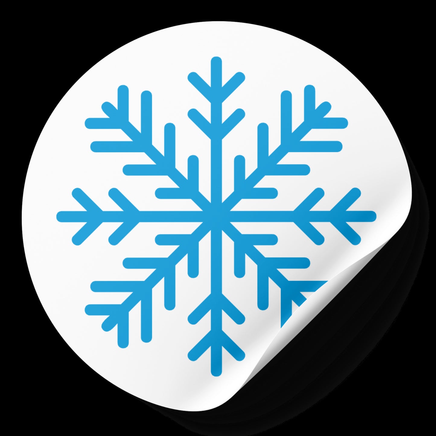 Blue snowflake design for versatile crafting projects