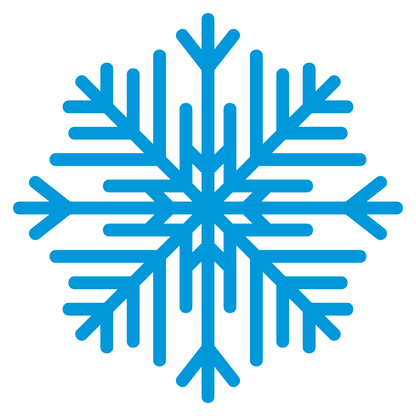 Creative snowflake design for cutting machines and crafts