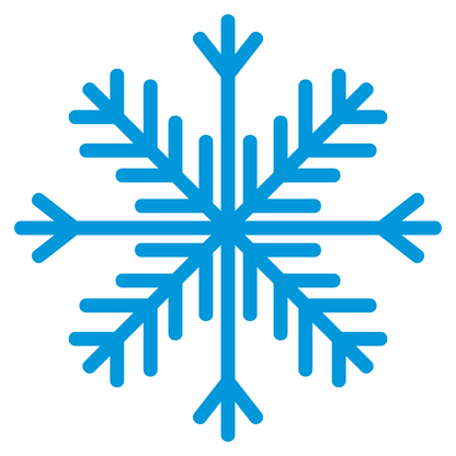 Elegant blue snowflake design for creative cutting projects