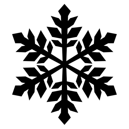 Intricate snowflake design for cutting machine projects