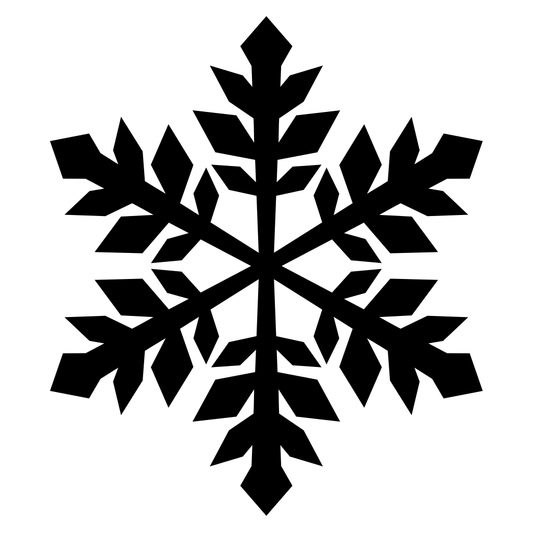 Intricate snowflake design for cutting machine projects