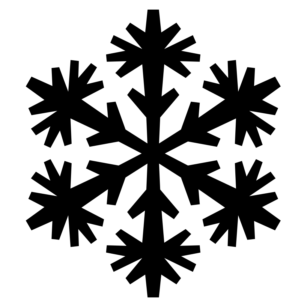 Beautiful snowflake design for cutting machines and crafts