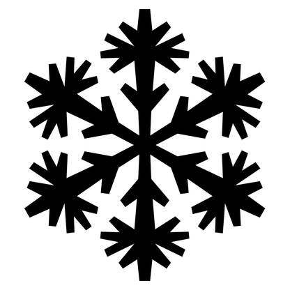Beautiful snowflake design for cutting machines and crafts