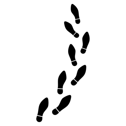 Creative sole print vector for cutting machines and crafts