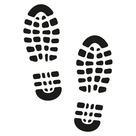 Creative sole prints vector design for cutting machines