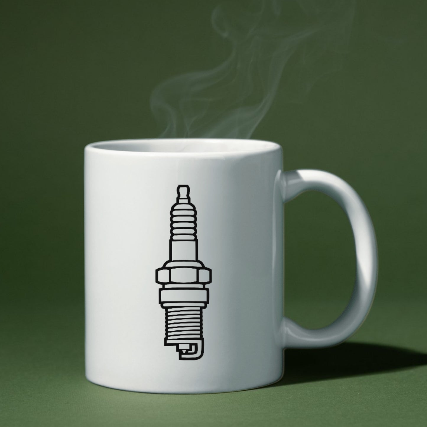 Spark plug vector design for crafting enthusiasts and engineers