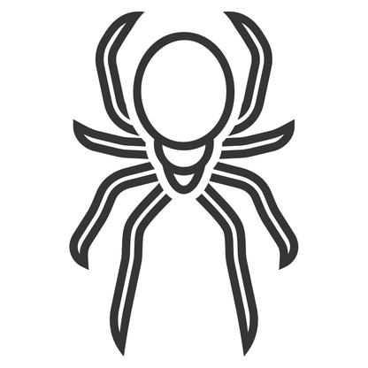 Intricate spider design for creative crafting projects