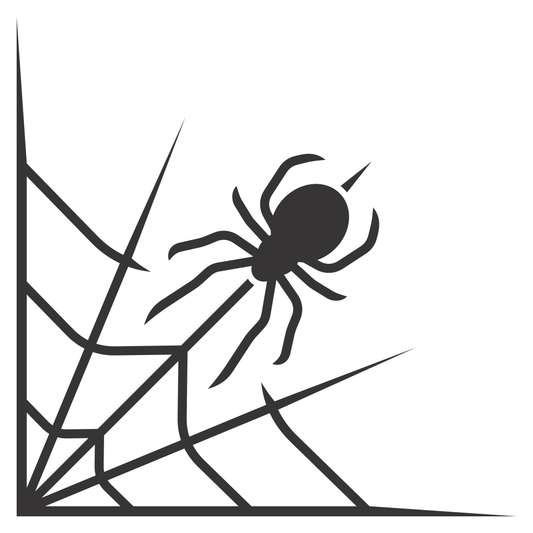 Crafting with elegance using spider and web vector designs
