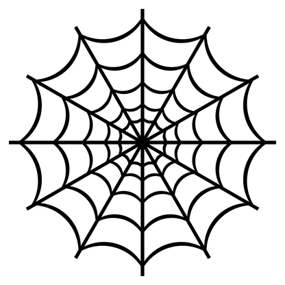 Elegant spider web vector design for crafting enthusiasts