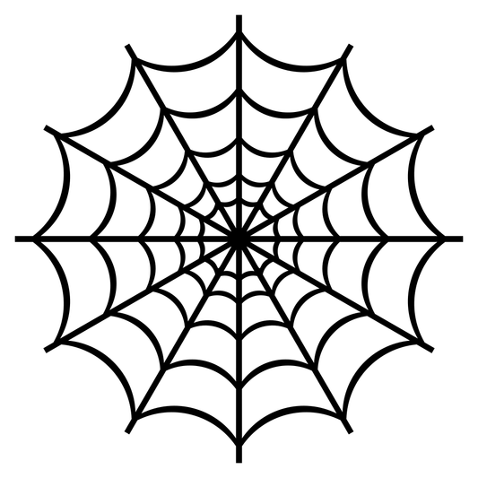 Elegant spider web vector design for crafting enthusiasts