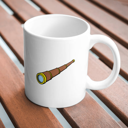 Discovering treasures with a vintage telescope for crafting