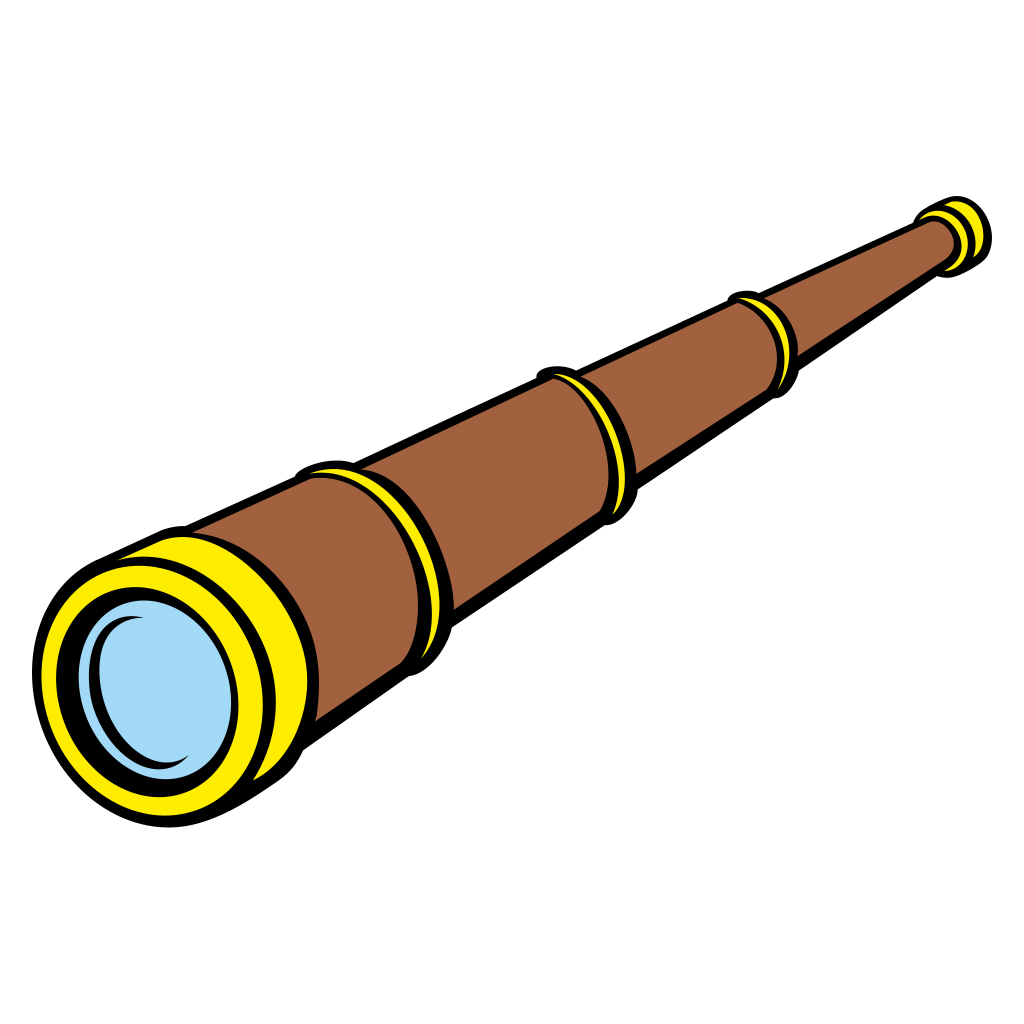 Discovering treasures with a vintage telescope for crafting