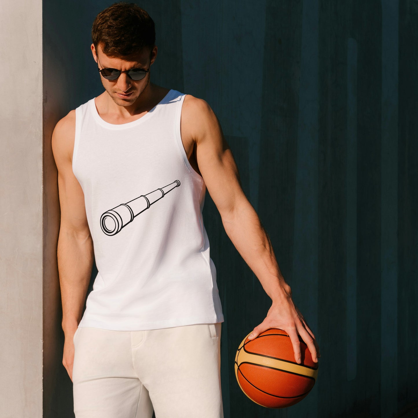 Explore creativity with this detailed telescope vector design