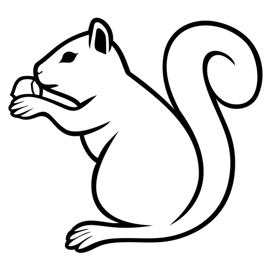 Creative squirrel design for cutting machine projects