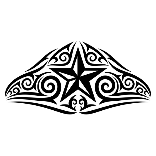 Intricate tribal design for versatile cutting machine projects