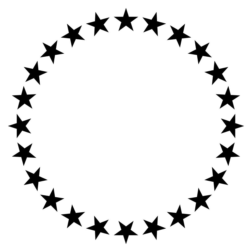 Make stunning crafts with star circle vector!