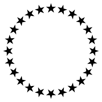 Make stunning crafts with star circle vector!