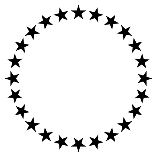 Make stunning crafts with star circle vector!