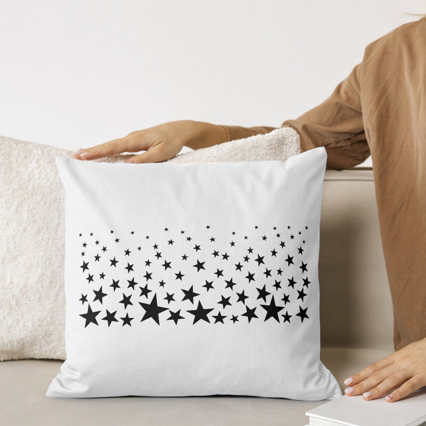 Creative vector stars background design for cutting machines