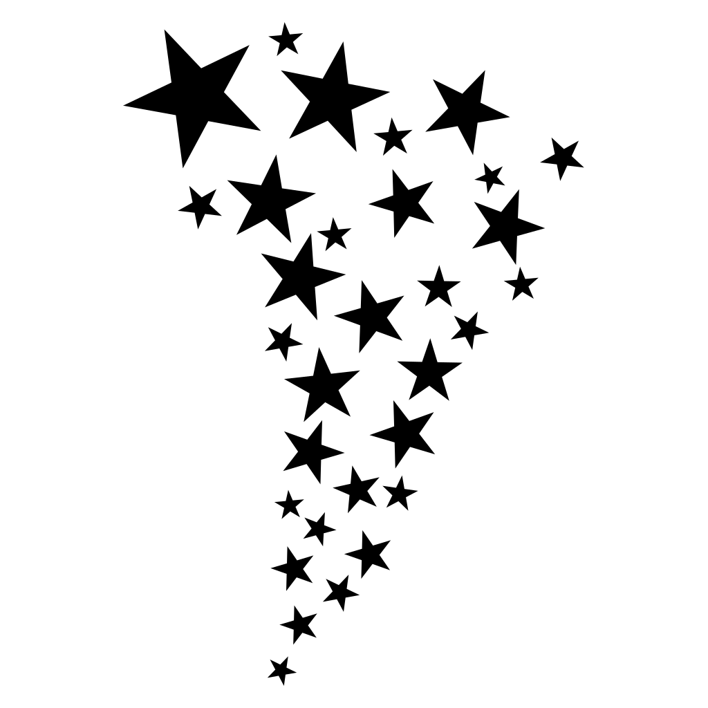 Dynamic star design for crafting and cutting projects