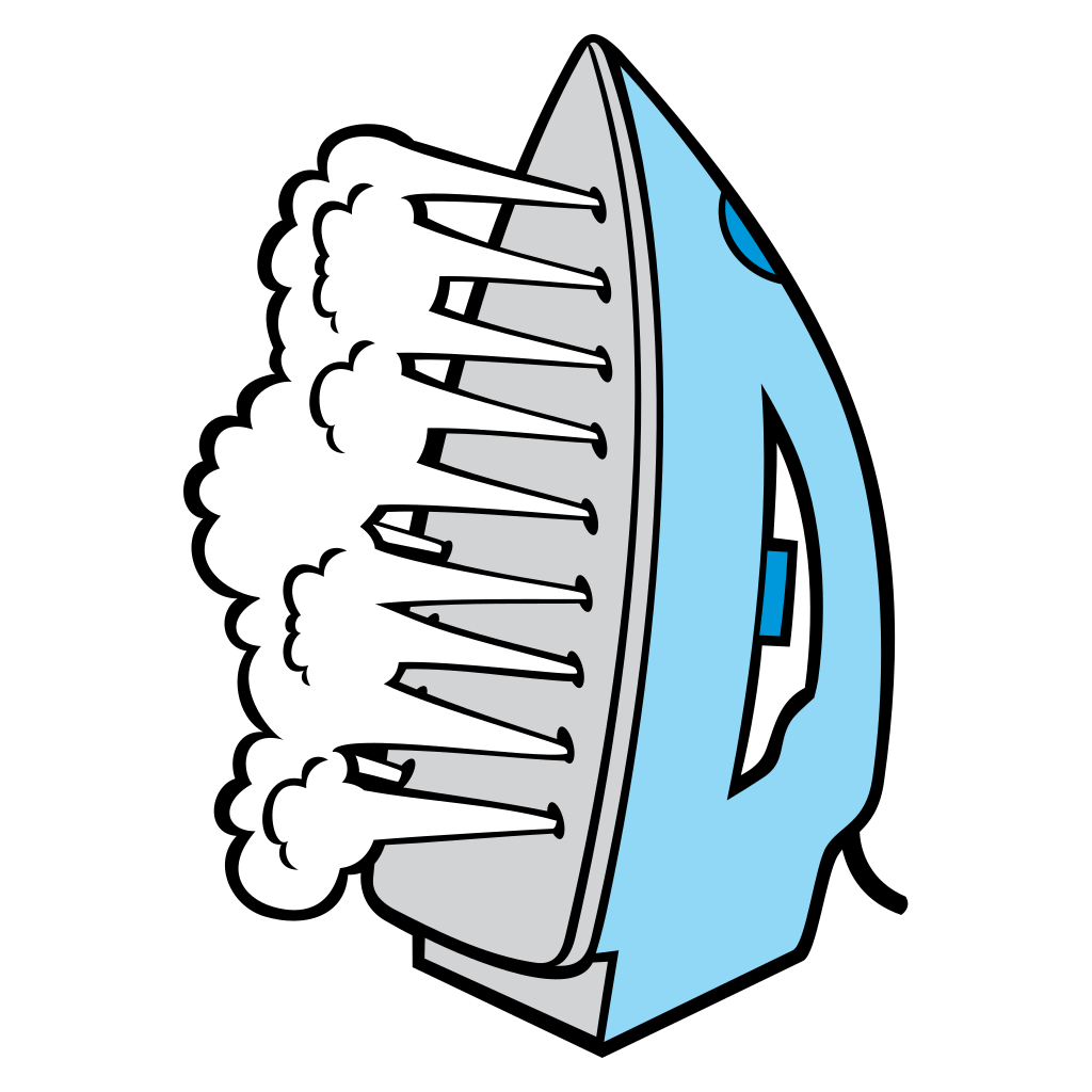 Design magic with a steam iron vector for craft enthusiasts