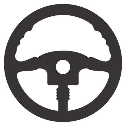 Creative steering wheel vector design for cutting machine