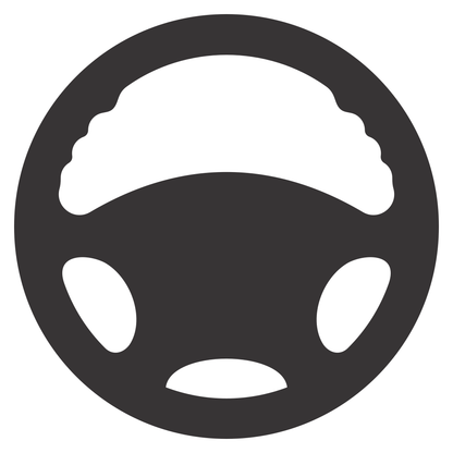 Creative vector steering wheel design for crafting projects