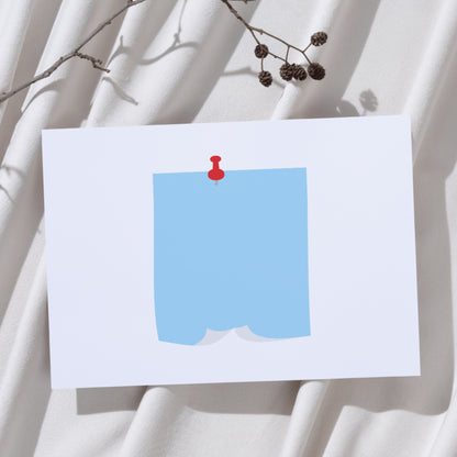 Creative sticky note design for cutting machines