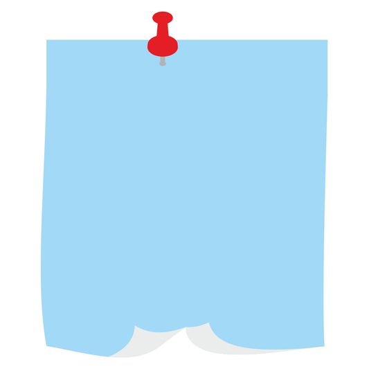 Creative sticky note design for cutting machines