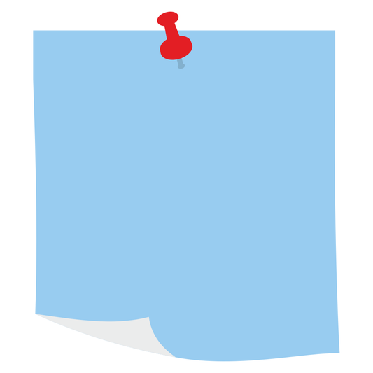 Creative sticky note design for cutting machines