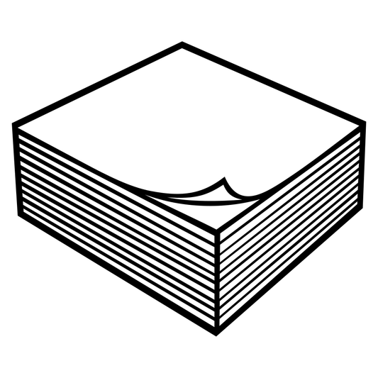 Creative sticky notes layer design for cutting machines