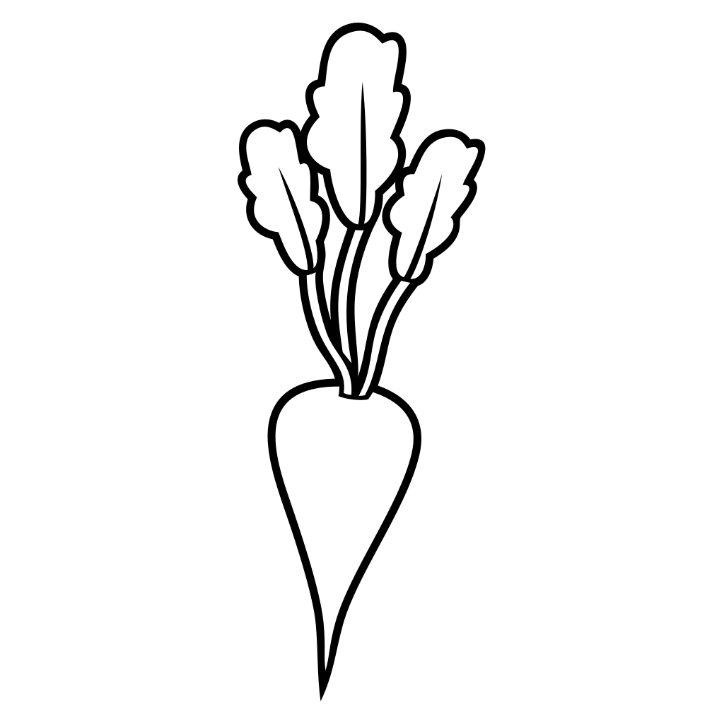 Creative sugar beet design for cutting machines and crafts