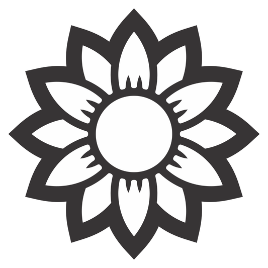 Elegant floral design suitable for cutting machines and crafts