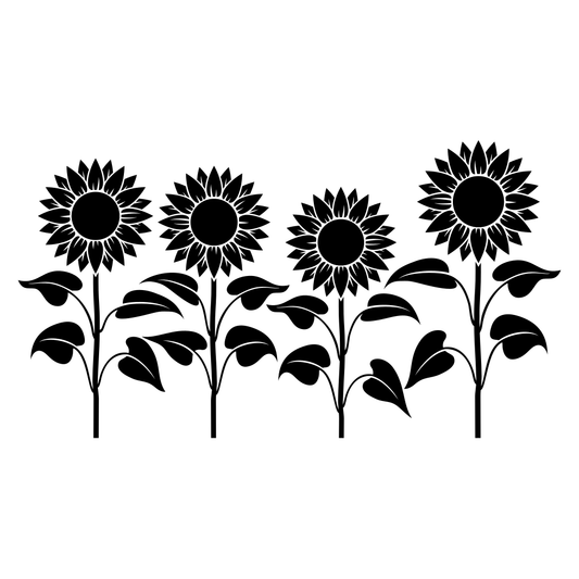 Charming sunflower design perfect for crafting enthusiasts