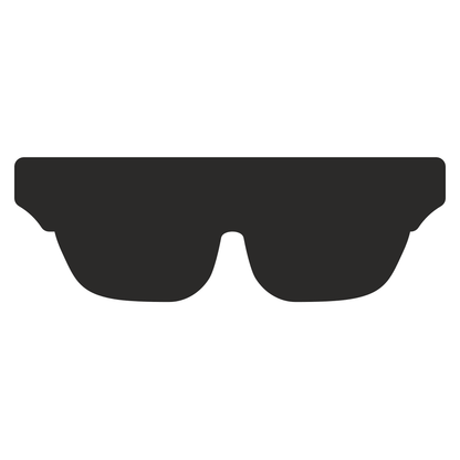 Stylish sunglasses silhouette design for cutting machines