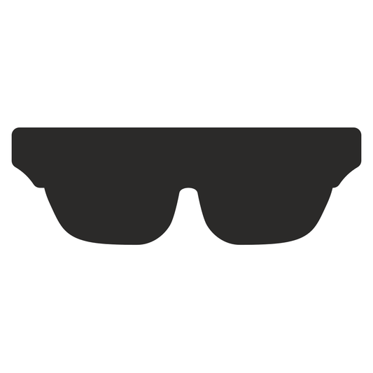 Stylish sunglasses silhouette design for cutting machines