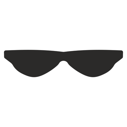 Stylish sunglasses silhouette for creative cutting projects